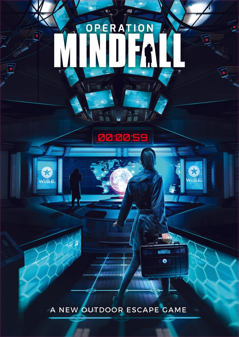 Operation Mindfall — Poster ufficiale della missione di spionaggio
